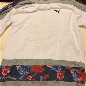 Long sleeve floral PINK sweater